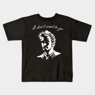 Tenth Doctor - I Don't Want To Go Kids T-Shirt